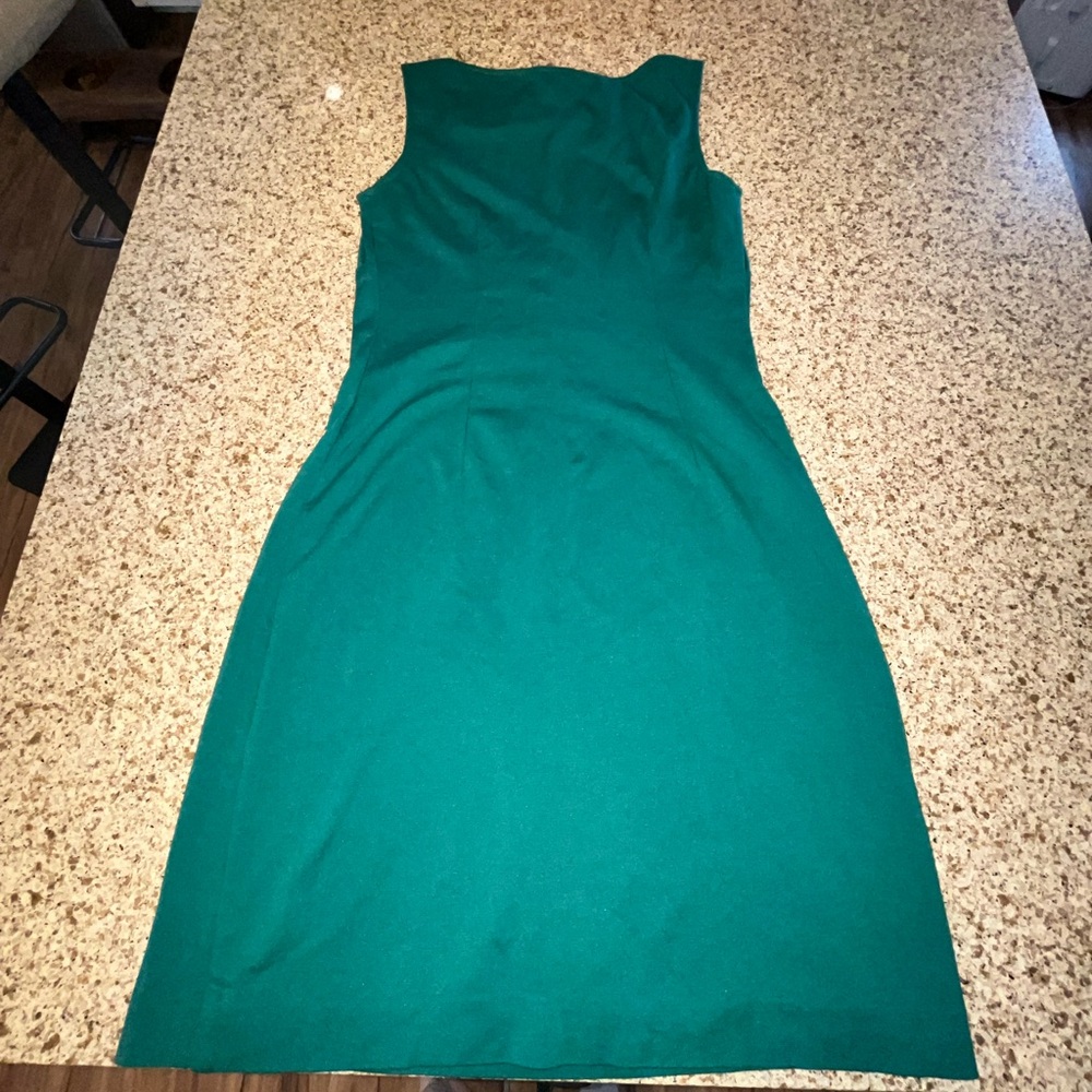 Jacob Sleeveless Stretch Knit Green Sheath Dress XS